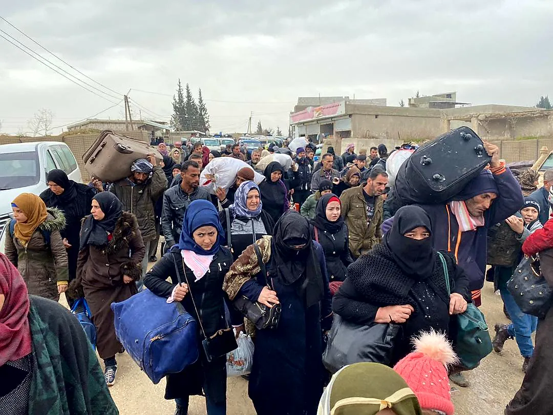 + 200 families from Idlib province reached to areas NE, Syria