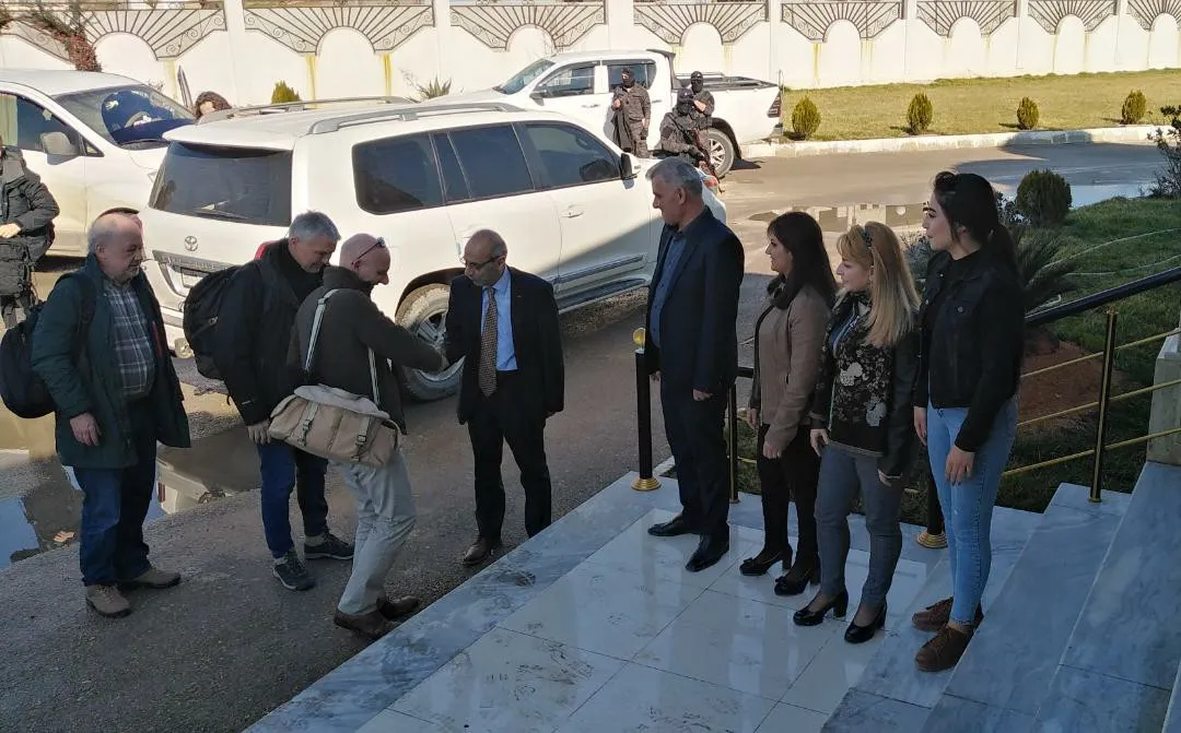 ​​​​​​​Belgian delegation visits the Department of Foreign Relations of AA