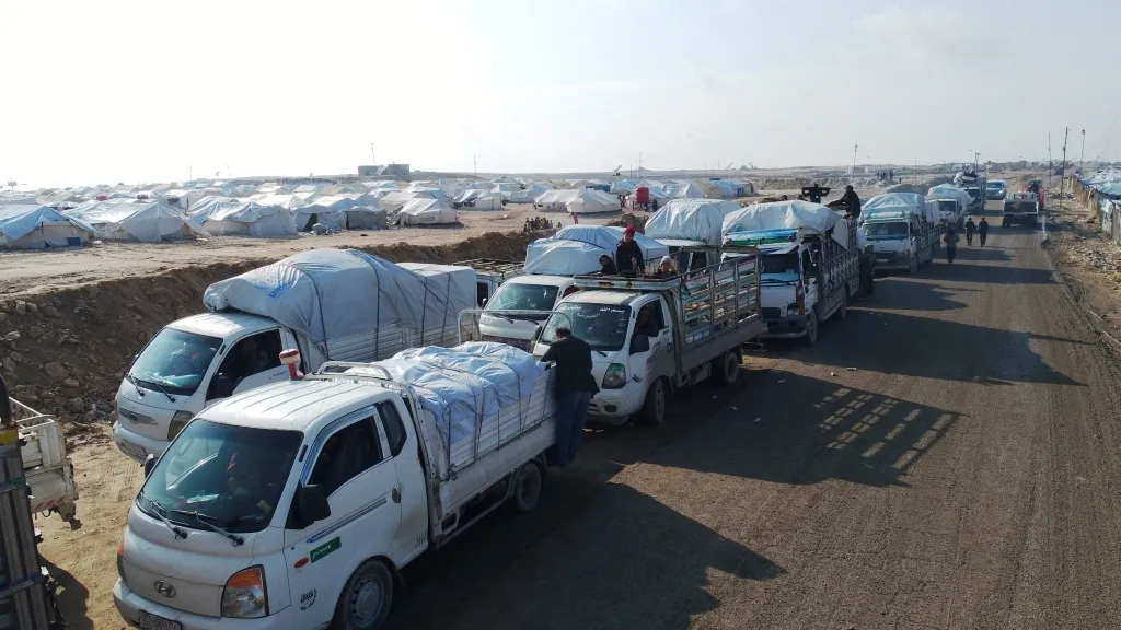 Twelfth batch of refugee leave Al-Hol camp