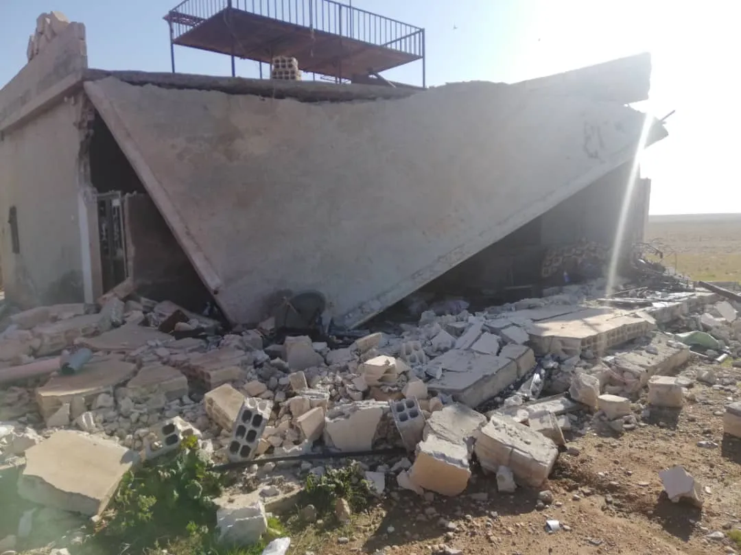 Civilians’ homes are victims of indiscriminate shelling of western Girê Spi villages