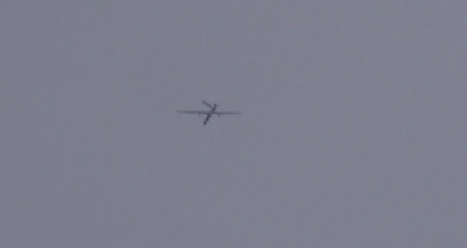 Occupation army surveillance aircrafts hover over Tal Tamr