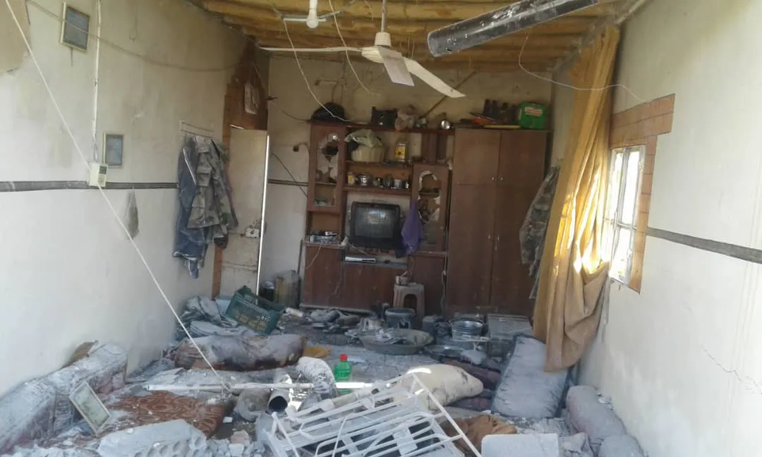 Turkey’s mercenaries burnt several homes in Hamdoush hamlet in Zerkan
