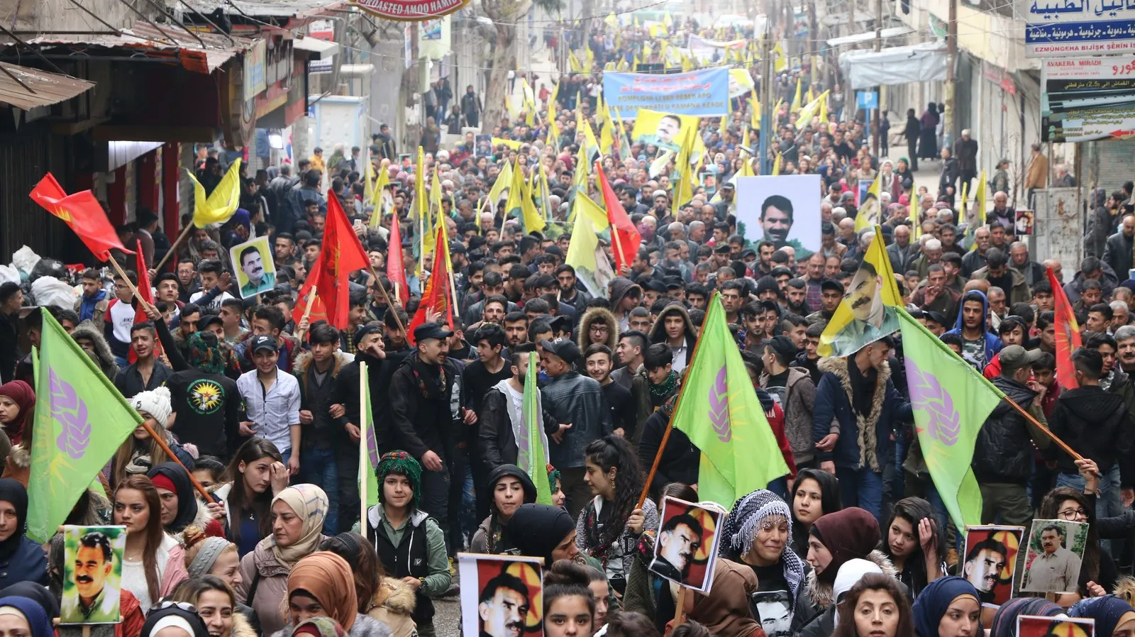 Demos and statements  demanded urgent reveal for Ocalan's health and safety