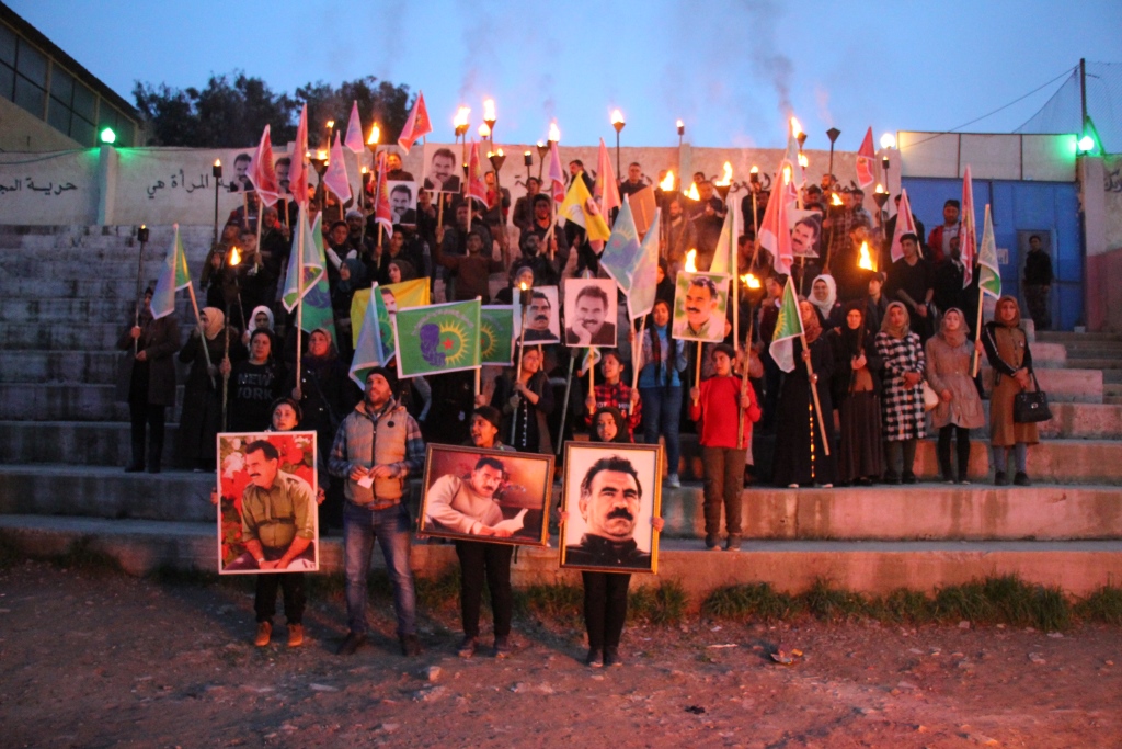 Syrian revolutionary youth demand uncovering Ocalan's health