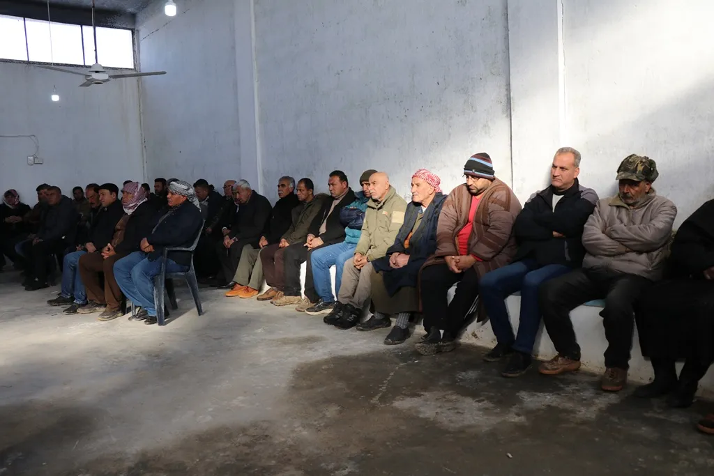   Baraaf villages condemn  international plot against Ocalan during meeting