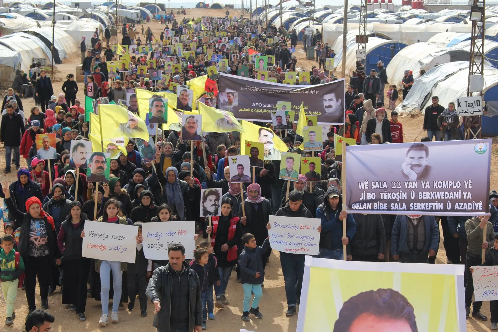 The displaced of Afrin denounce international plot, emphasize resistance