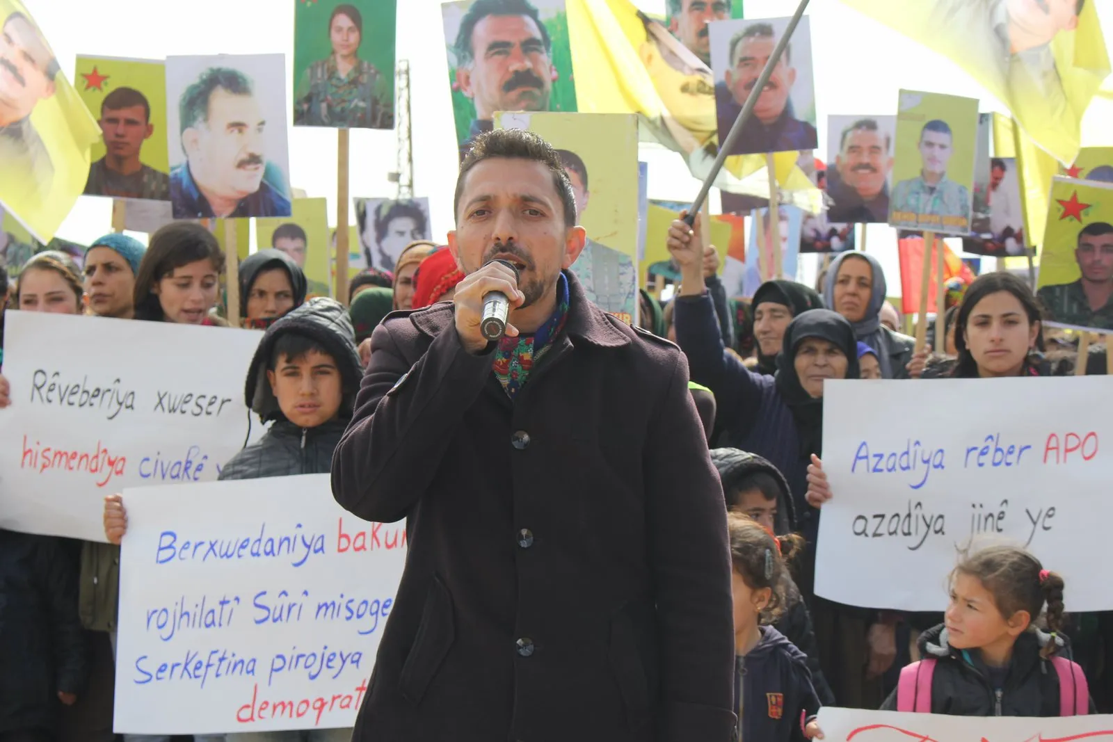 The displaced of Afrin denounce international plot, emphasize resistance