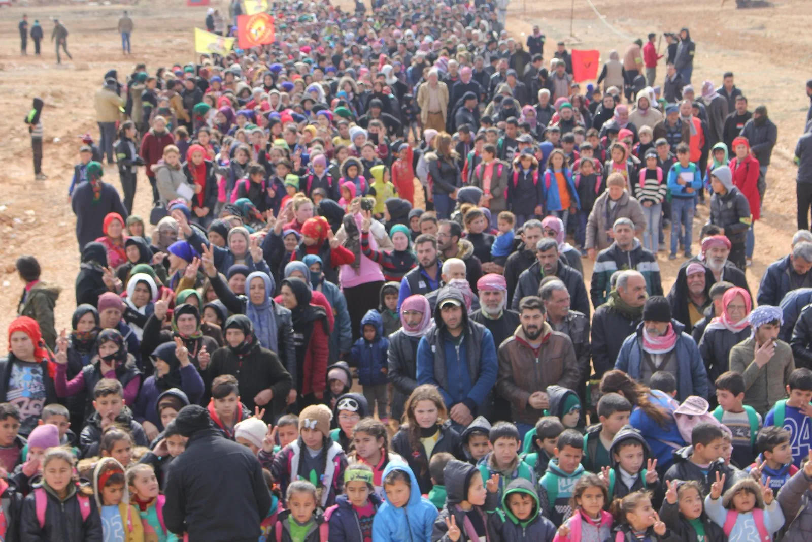 The displaced of Afrin denounce international plot, emphasize resistance