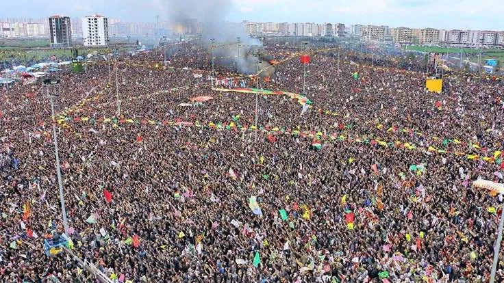  Newroz torch is lit for 2632 years despite attempts of putting it out