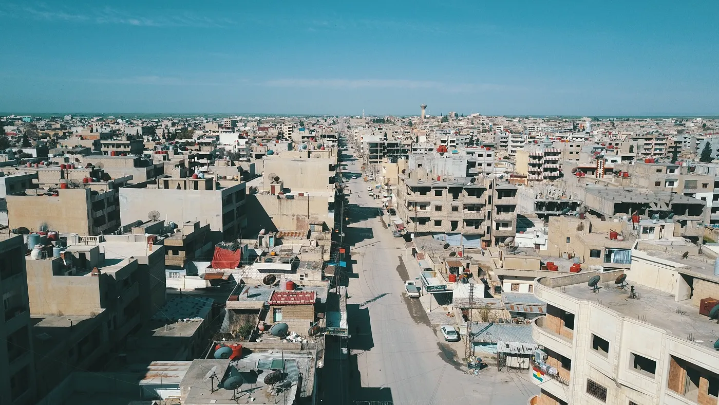 In photo and video.. curfew in Qamishlo