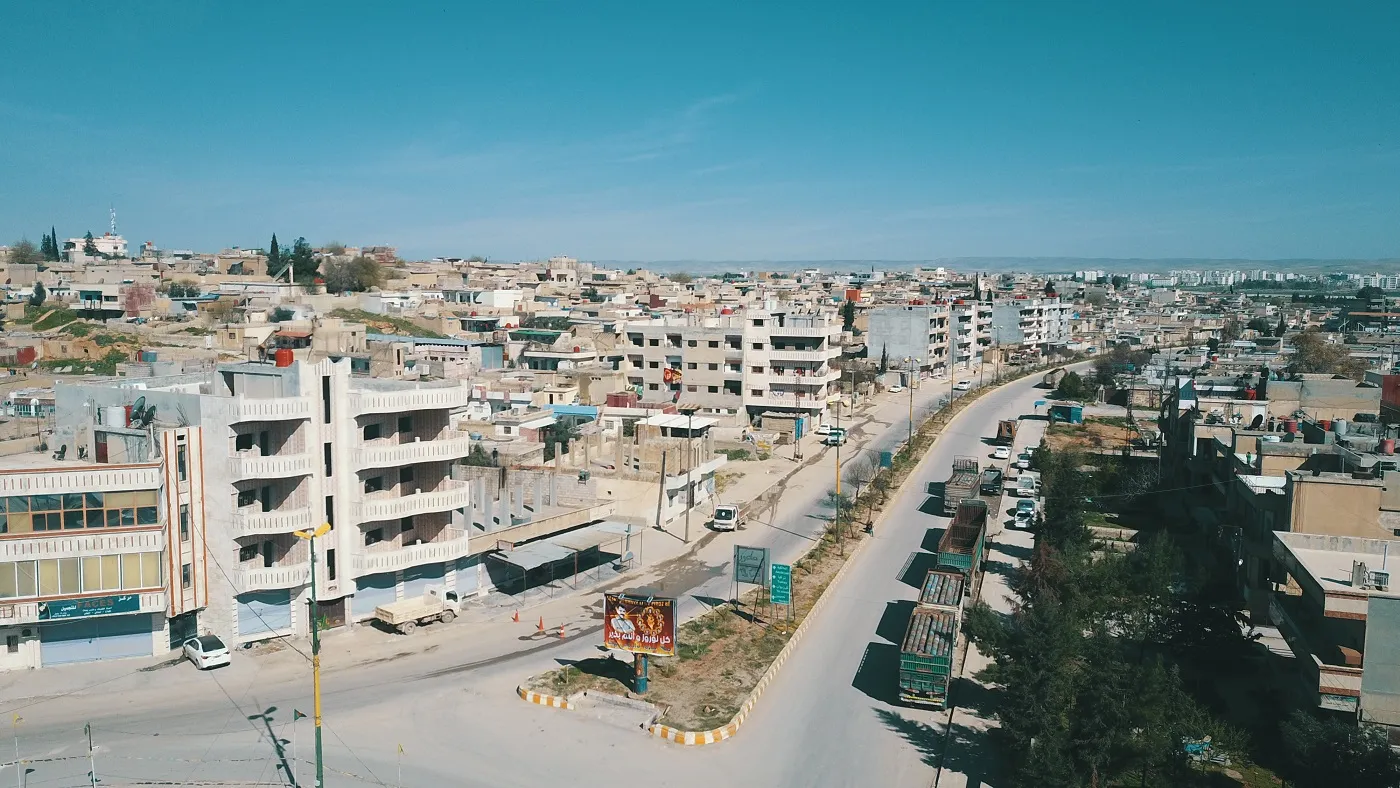 In photo and video.. curfew in Qamishlo