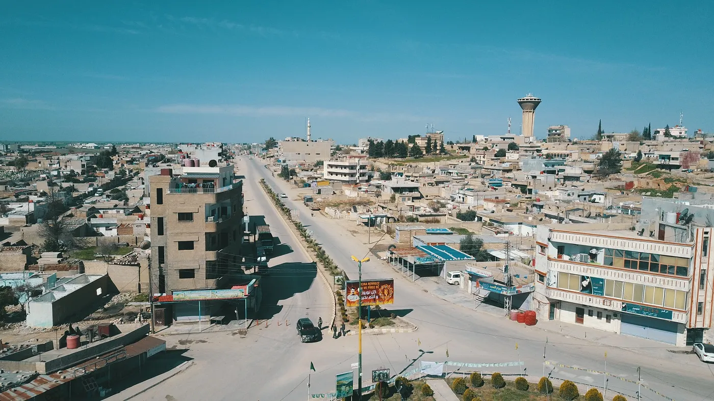 In photo and video.. curfew in Qamishlo