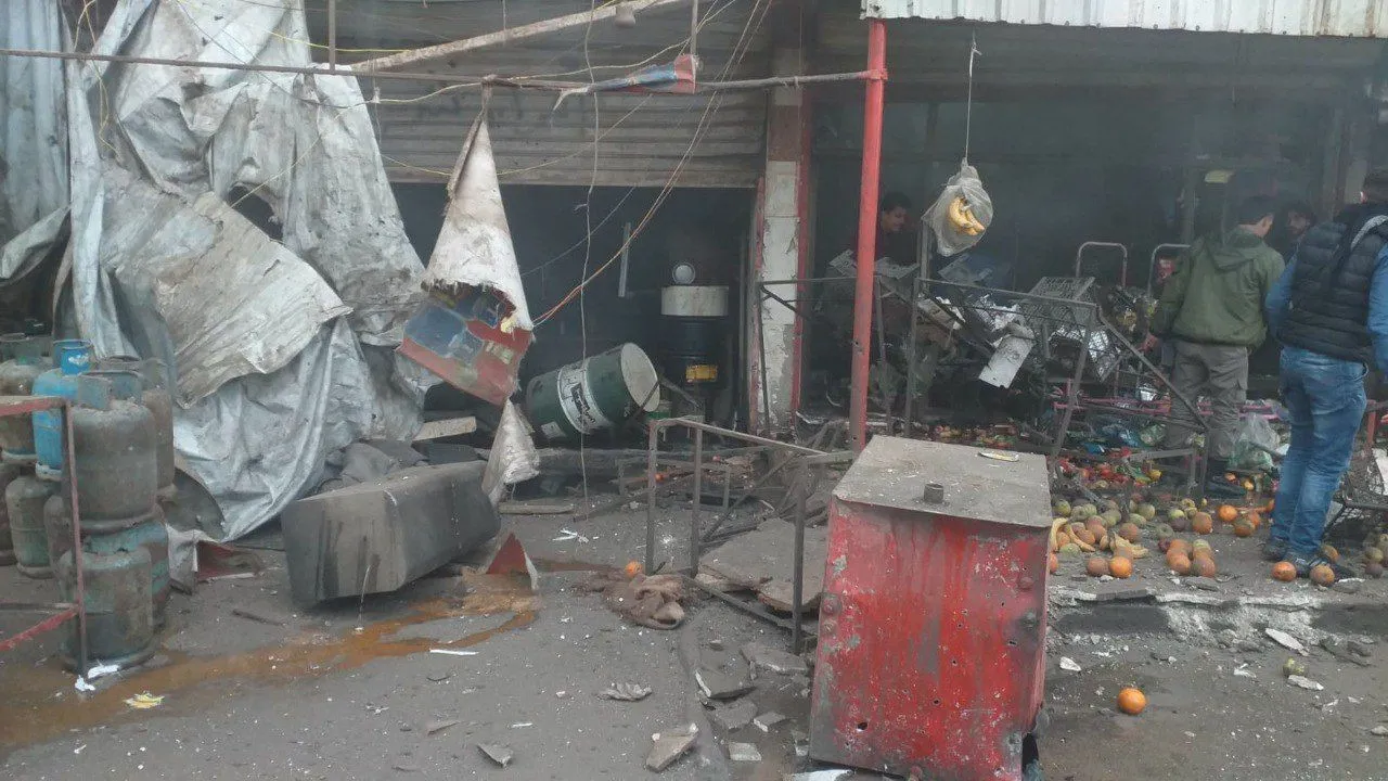 Successive explosions rock the occupied center of Afrin