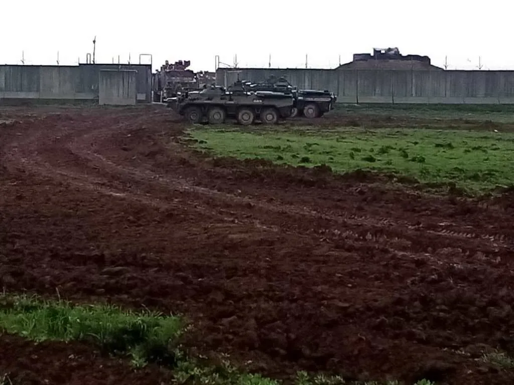 Joint Russian-Turkish patrol in Darbasiyyah, Zarkan villages