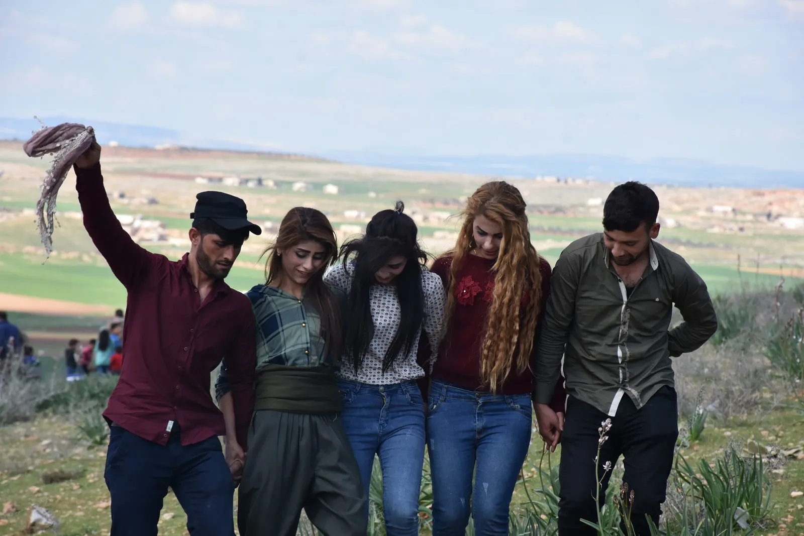 Afrin displaced salute Newroz in small gatherings