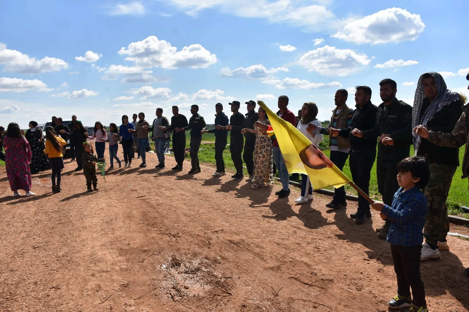 Afrin displaced salute Newroz in small gatherings