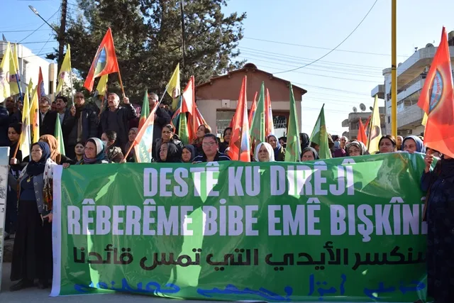Protesters conclude activities by emphasizing on struggle until breaking Ocalan’s isolation