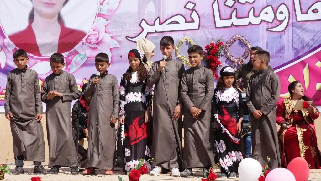 Deir ez-Zour women celebrate march 8th
