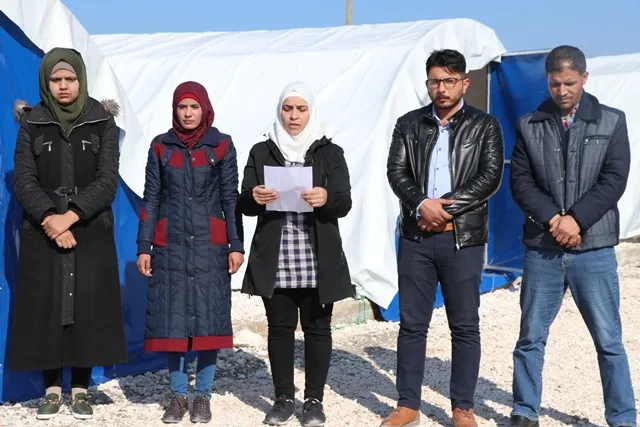 Appeals of relief for Idlib's displaced