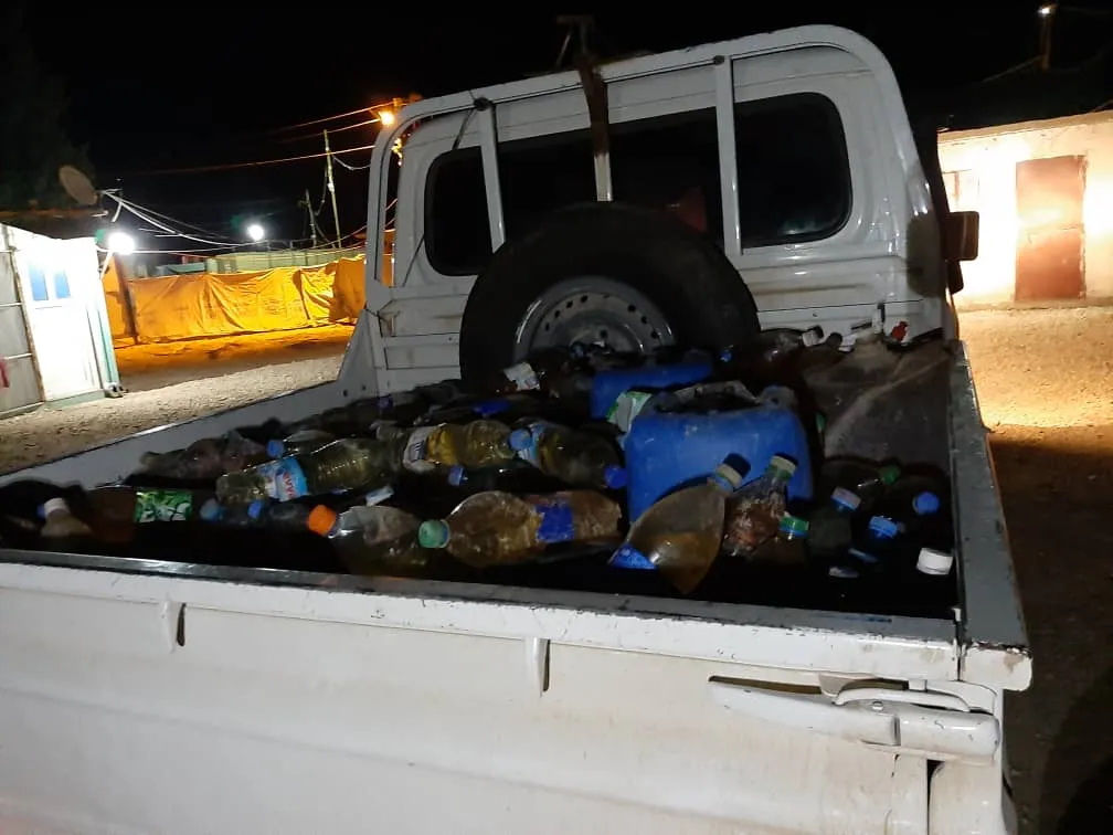 ​​​​​​​Cache of highly flammable materials found in al-Hol camp