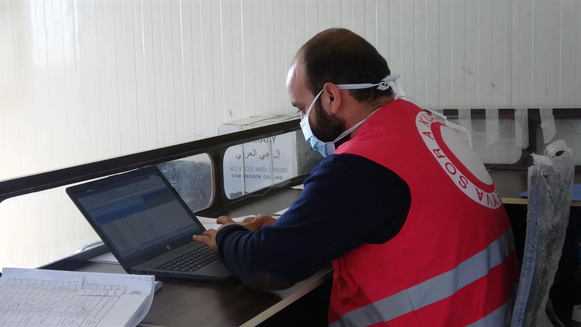 Kurdish Red Crescent takes several measures to avoid WashoKani camp from Cov