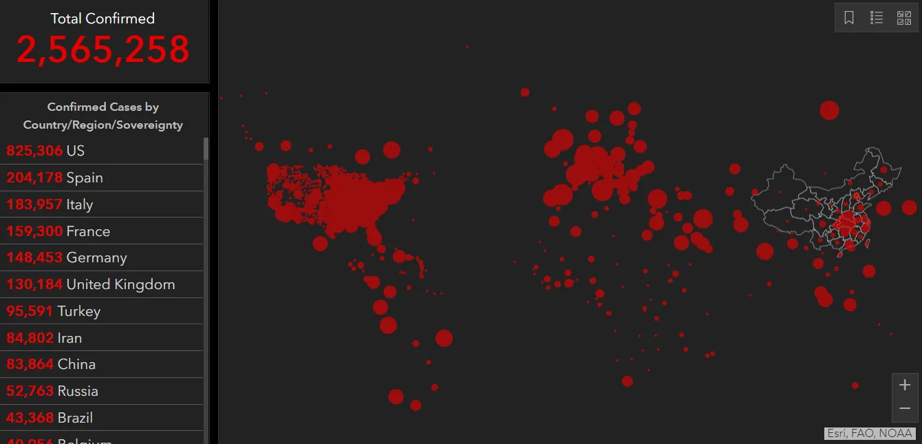 Corona pandemic ... increasing infections, deaths