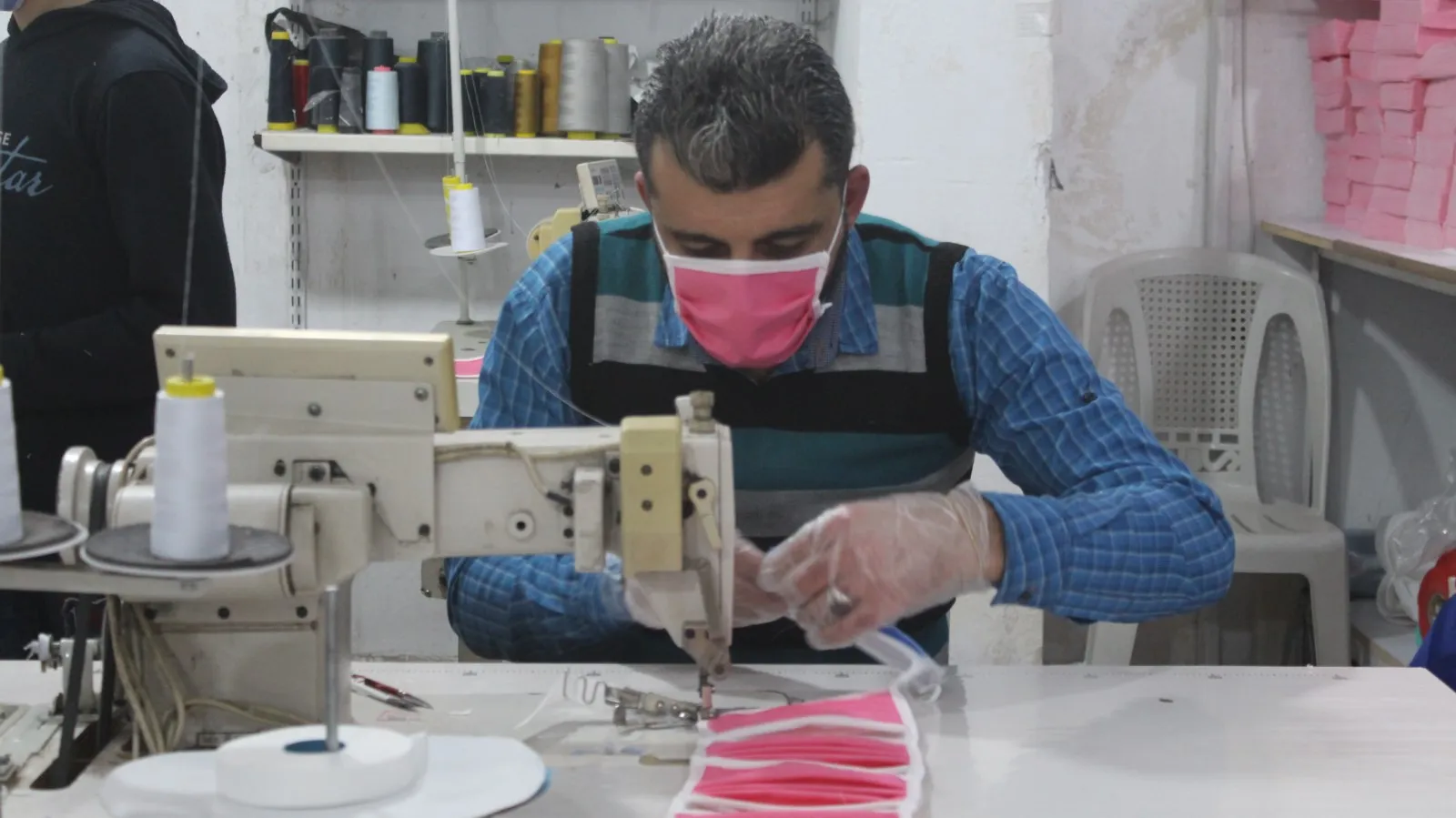 From a sewing workshop to manufacturing masks in Sheikh Maqsoud