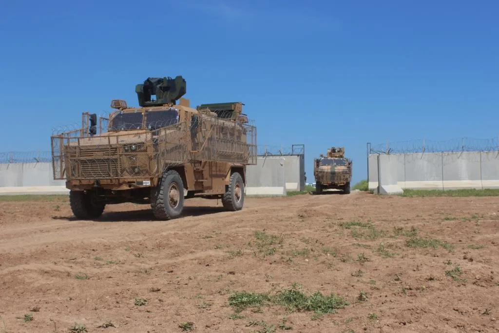 New joint patrol; Turkish armored vehicle try to intimidate journalists