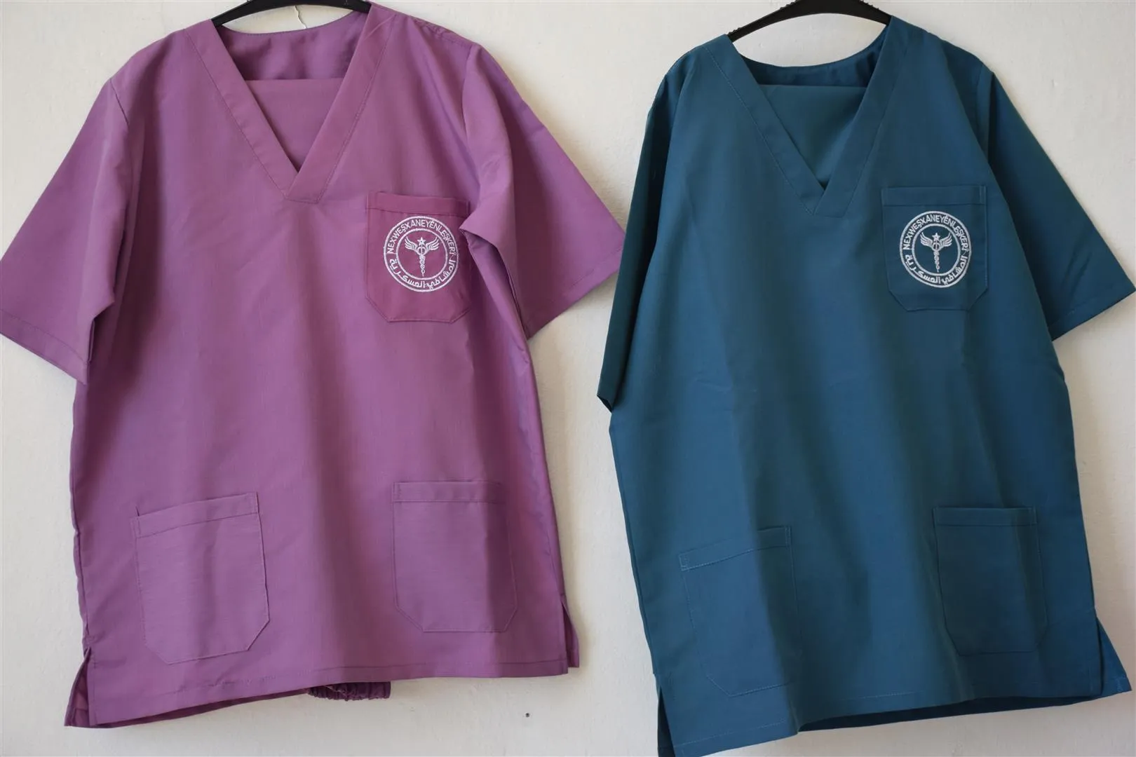 Lavin sewing workshop provides 500 medical scrubs daily for free
