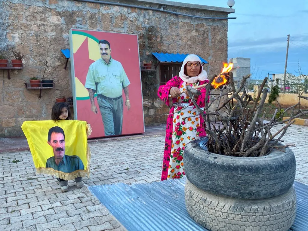 First village Ocalan stayed in, celebrated his birthday