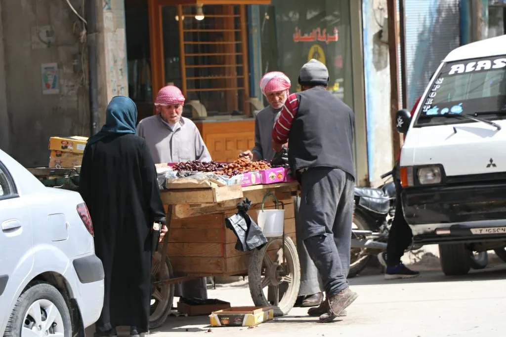 Movement less than usual in Manbij markets by Ramadan
