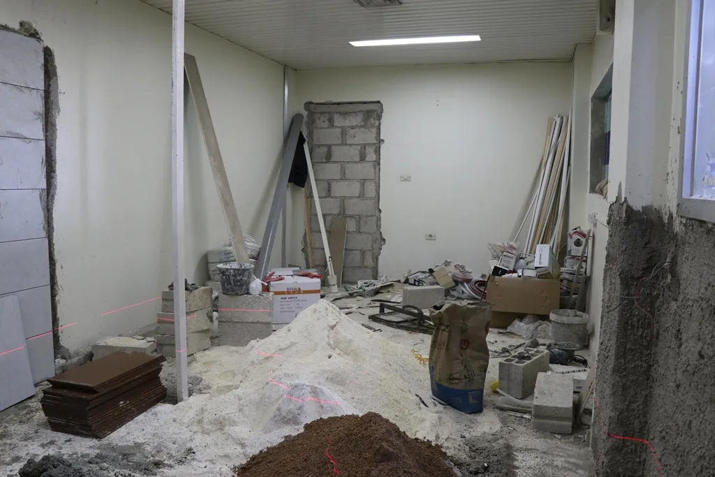 COVID-19 quarantine department at Dêrik Hospital under preparation