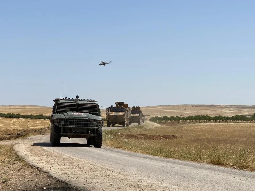 New joint patrol "Russia- Turkey" west of Kobani