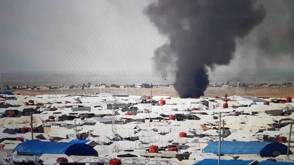 Iraqi refugee killed, his tent burned in al-Hol camp