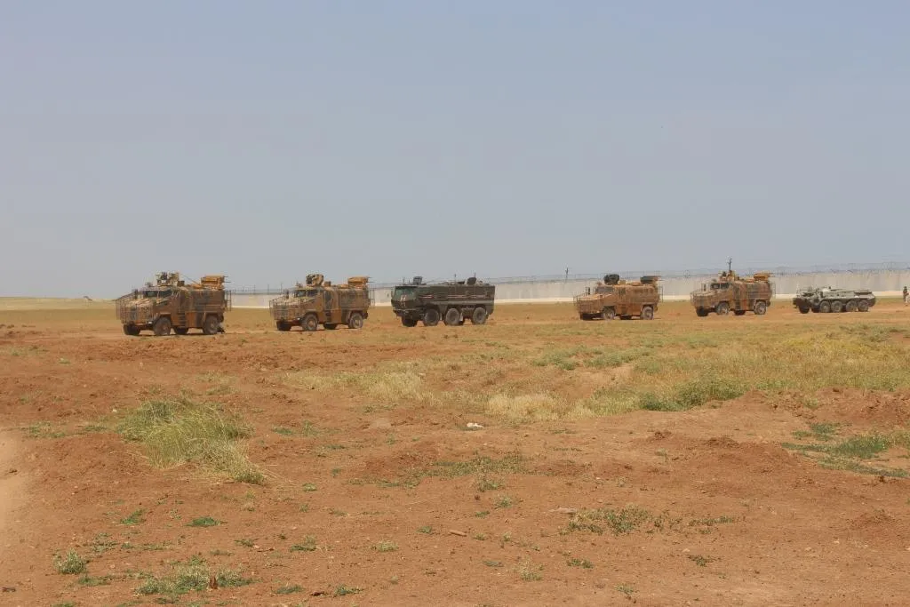 Joint patrol of Russian police, occupation forces patrolled Darbasiyyah villages