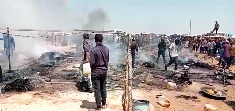 4 tents in Al-Hol camp burnt
