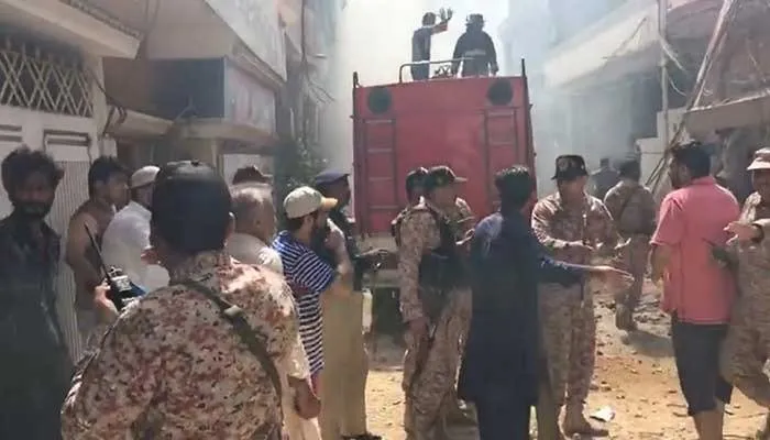 Pakistani civilian aircraft loaded with passengers crashes