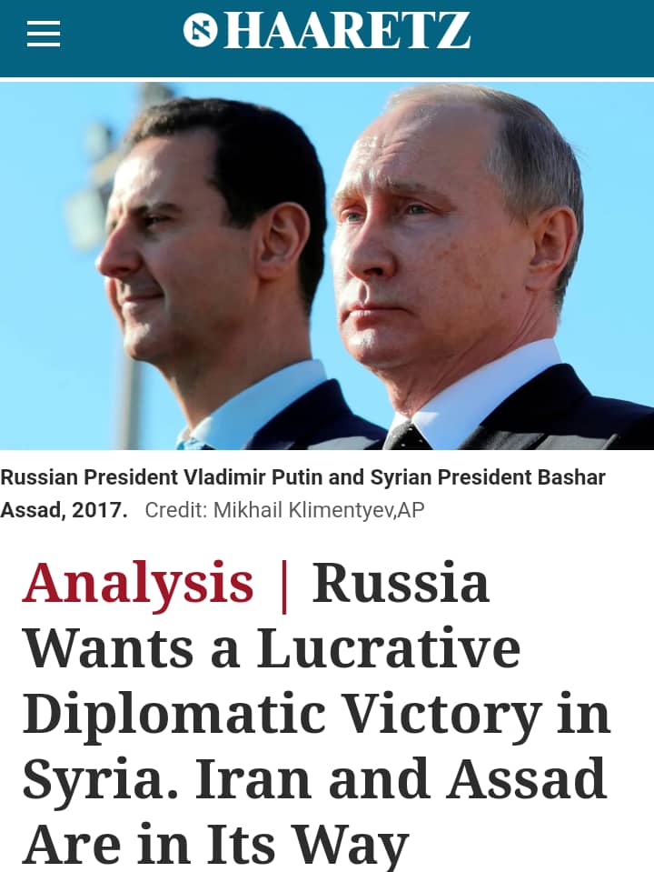 ​​​​​​​Analysis: Russia waiting for opportunity for strategic victory in Syria by removing al-Assad, Tehran