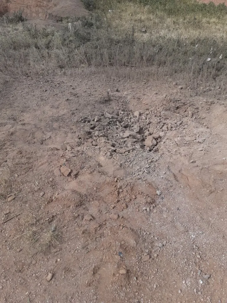 Videoed ... Turkish shelling burns homes, crops in Girê Spî countryside