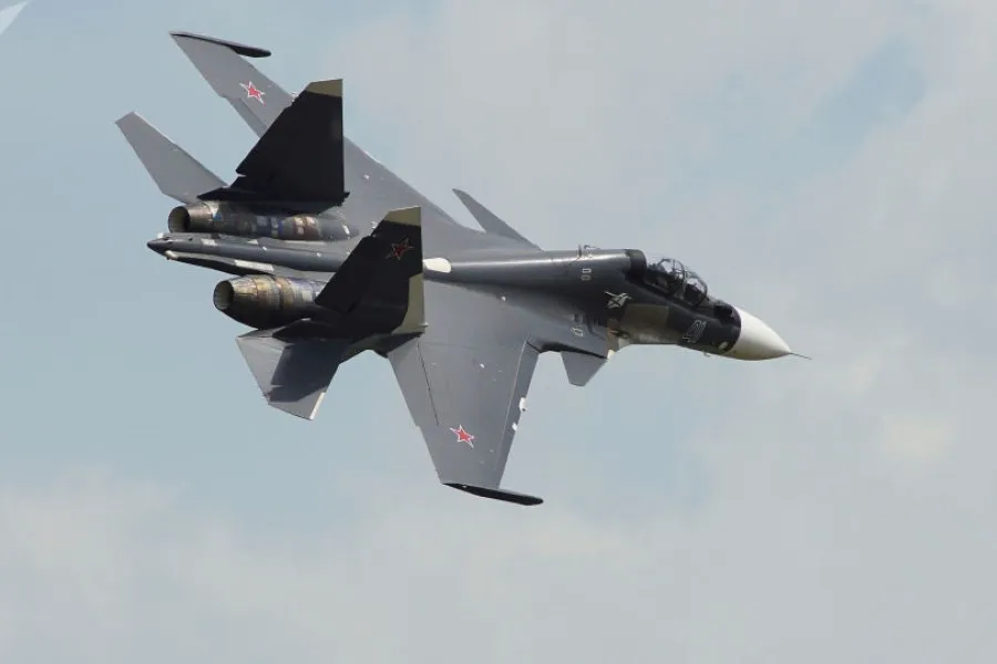 Unknown aircraft flying in the sky of Al-Shahba canton