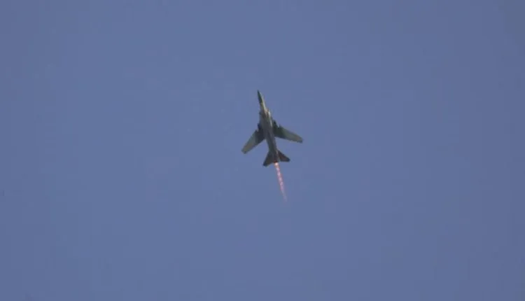 For 2nd time.. aircrafts targeting Iranian sites in Deir Ezzor