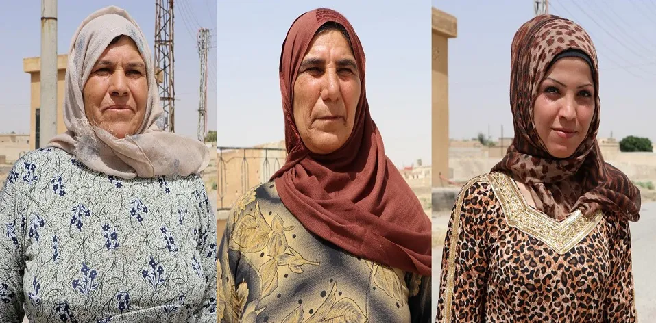 ​​​​​​​Ain Issa women: We will not give up our land