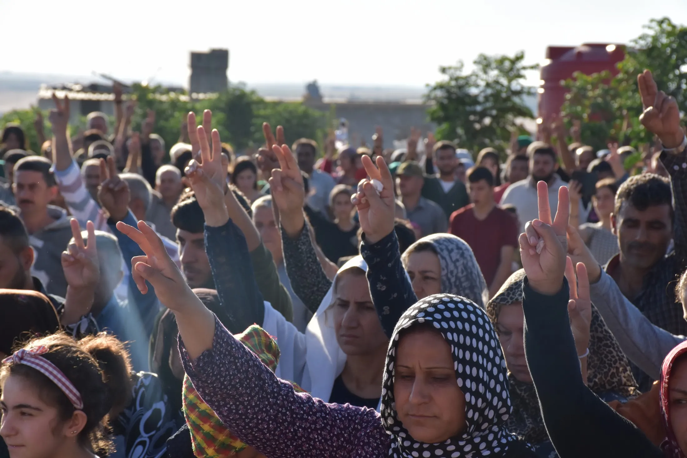 NE, people in martyrs' shrines wished to spread peace in the world