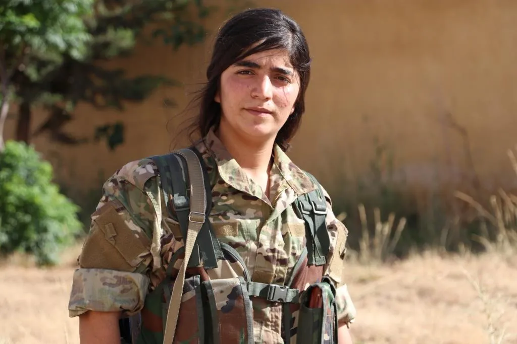 ​​​​​​​Female Yazidi fighter: We fight against genocidal policies