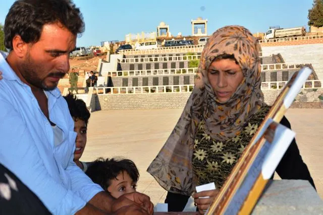 ​​​​​​​Martyr Riyad al-Gaoud body laid to rest in Tirbespiyê district