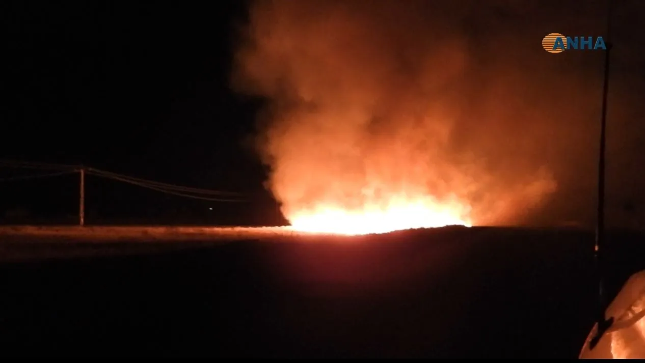 Turkish occupation forces bomb Hoshan, Al-Khalidiya and Abu Surah in Ein Issa countryside