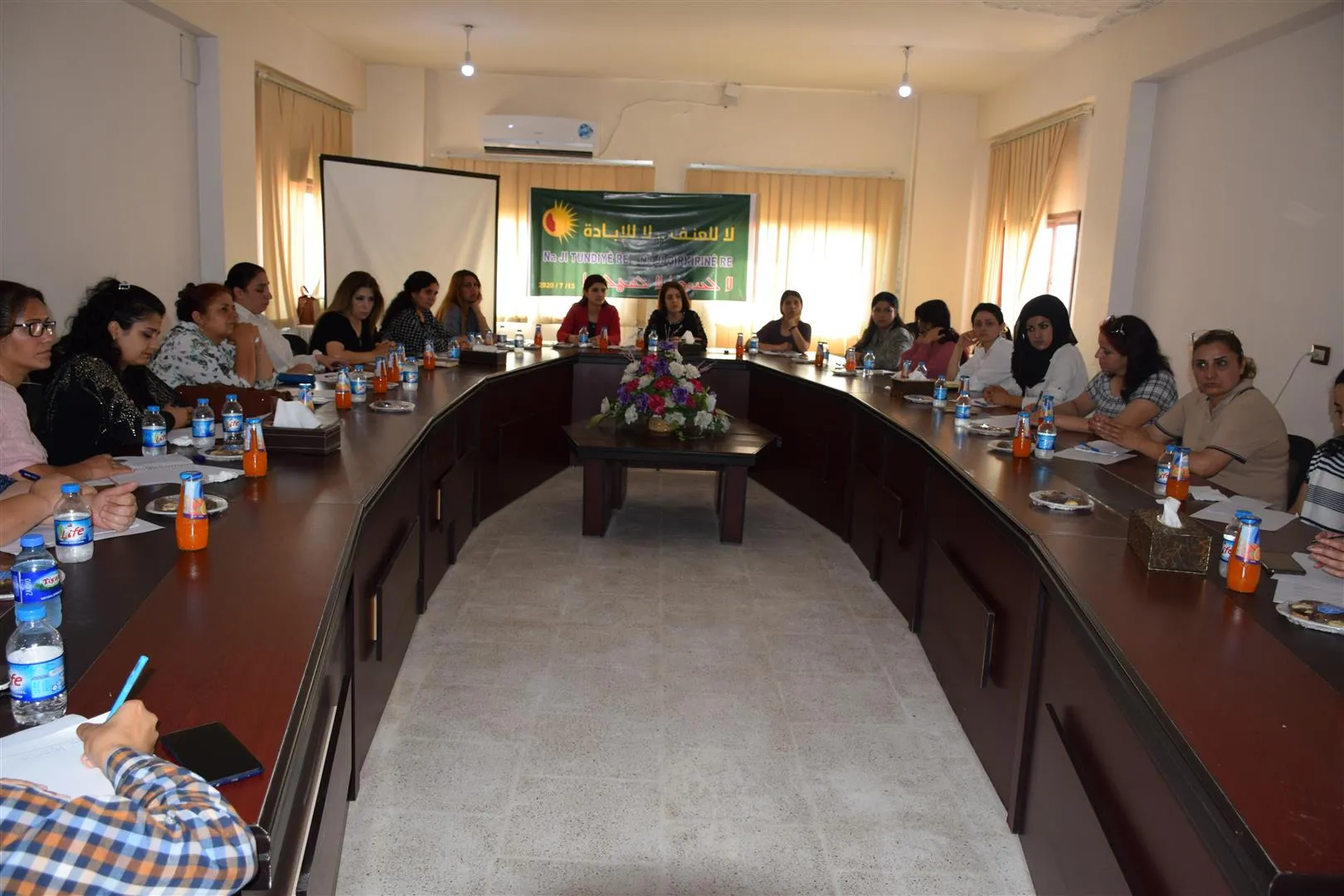 Symposium in Qamishlo entitled: "Violence under Corona, Occupation," offering solutions