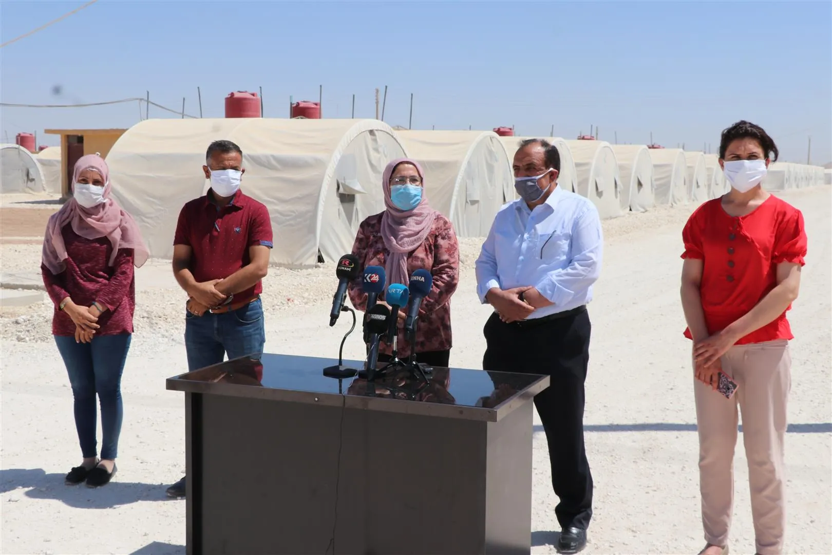 Serekaniye camp to receive displaced living in shelters in Al-Hasakeh