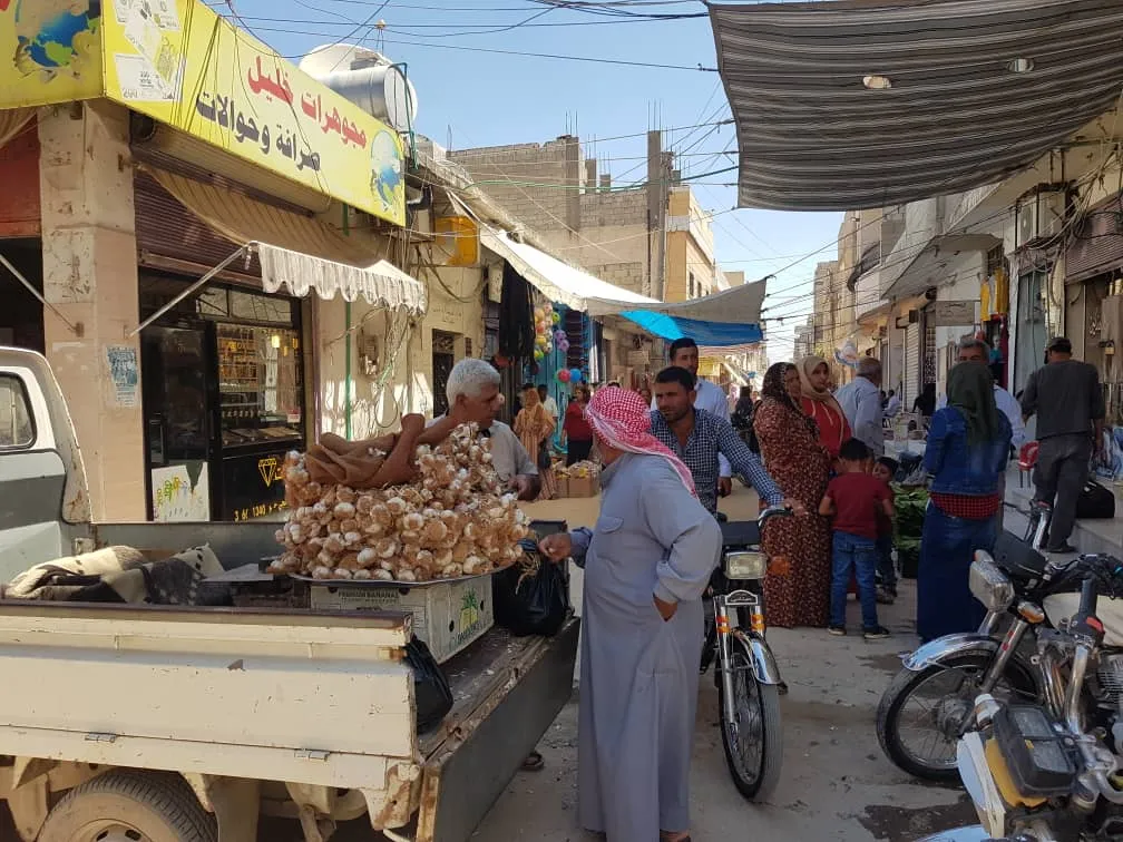 Congestion coinciding with 1st Corona case in Kobane