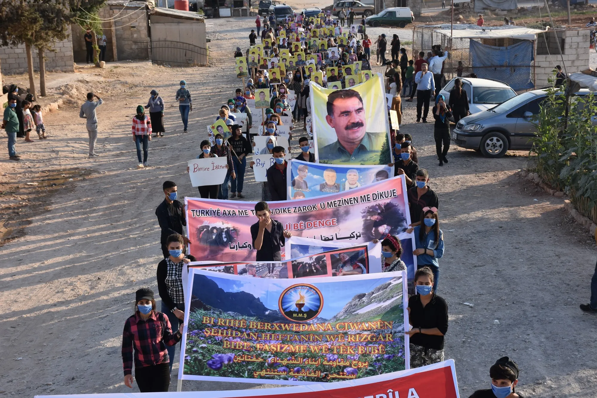 People of Afrin canton express their solidarity with resistance of Haftanin